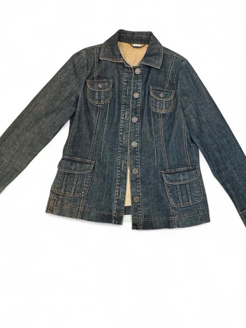 Tommy Bahama Women's Dark Denim Button-Front Jacket